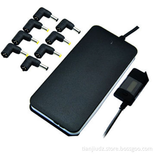 90W Super Slim Automatically USB Laptop Battery Charger with LCD Display, 50/60Hz Frequency
